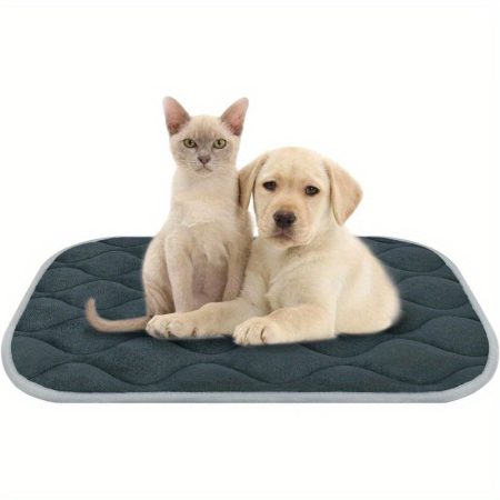 Extra Large 24x18" Dog Crate Mat with Non-Slip Bottom - Heavy Duty Crate Pad for Large, Medium & Small Dogs, Machine Washable Flooring Mat, Cushioned Pet Bed for Crate, Soft Surface Protector for Hardwood Floors, Carpet, Car Seats - Easy Clean Puppy Bed,
