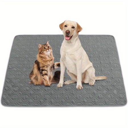 Anti-Slip Dog Bed Mat - Plush Pet Bed Cover with Cute Cat & Dog Design, Non-Slip Base for Sofa, Car, and Furniture, Durable Pet Protection, Pet Bed for Dogs, Sofa Pet Cover, Playful Pet Design, Soft Texture Mat