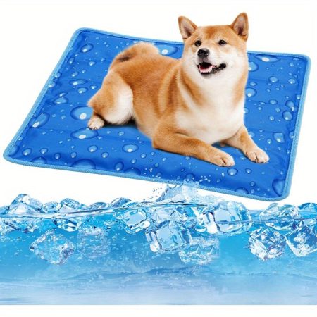 Upgraded Self-Cooling Dog Cooling Mat - Portable Pet Cooling Pad with Water Injection, No Assembly/Electricity Needed, Large surface area, Quick-Dry & Washable for Dogs - Ideal for Crate, Car, Travel - Suitable for Small, Medium, Large Breeds (3 Sizes: S/
